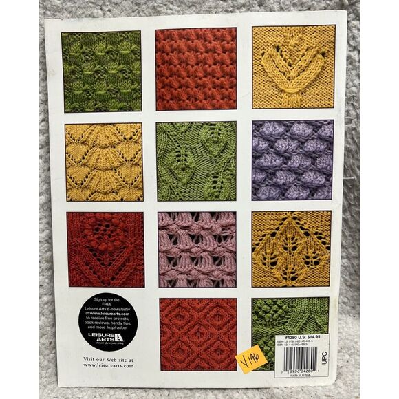 Leisure Arts #4280 Booklet 50 Fabulous Knit Stitches by Rita Weiss - Picture 2 of 6